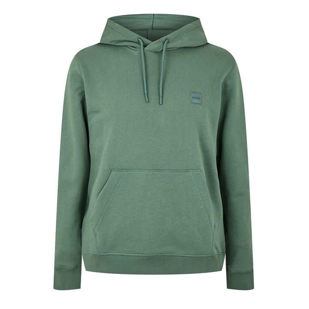 Hugo Boss Men's Over-the-head Hoodie - Green